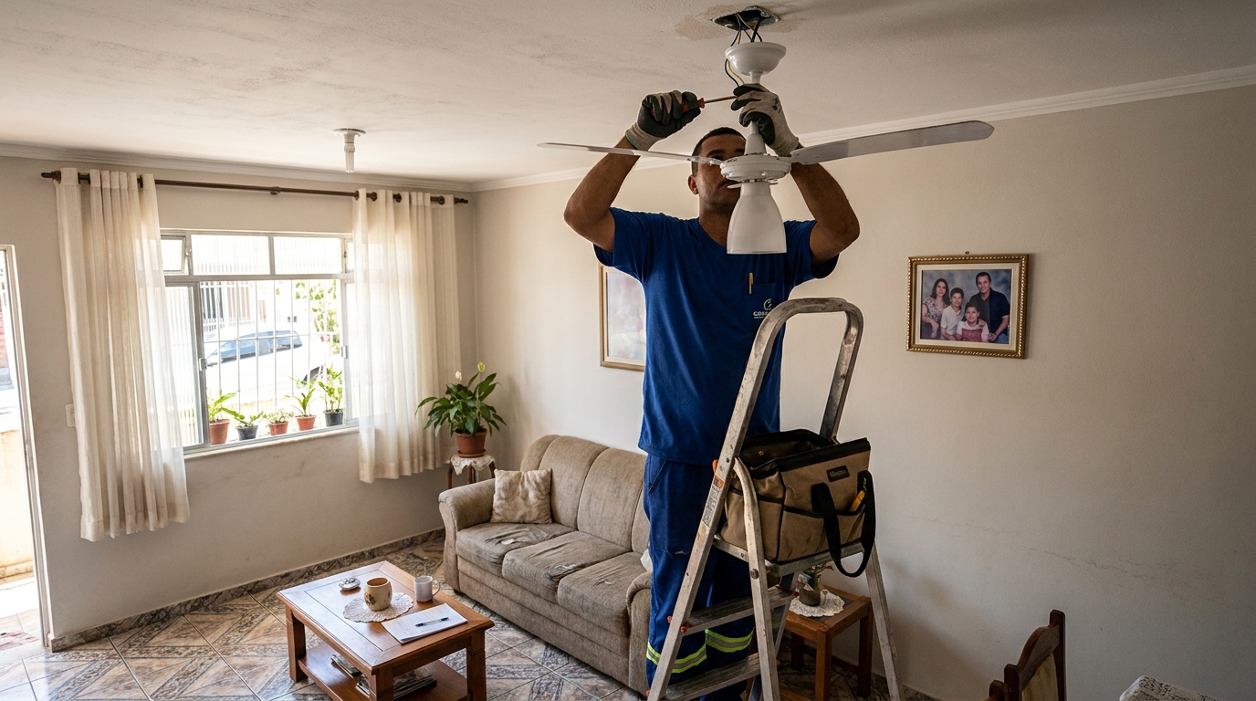 Instalação de controle em Ribeirão Preto‑SP