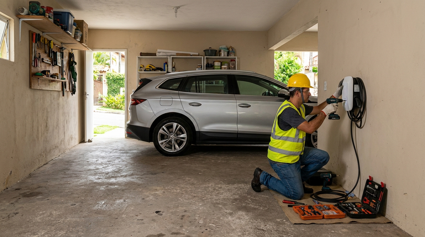 Instalação em garagem ou condomínio em Ribeirão Preto‑SP