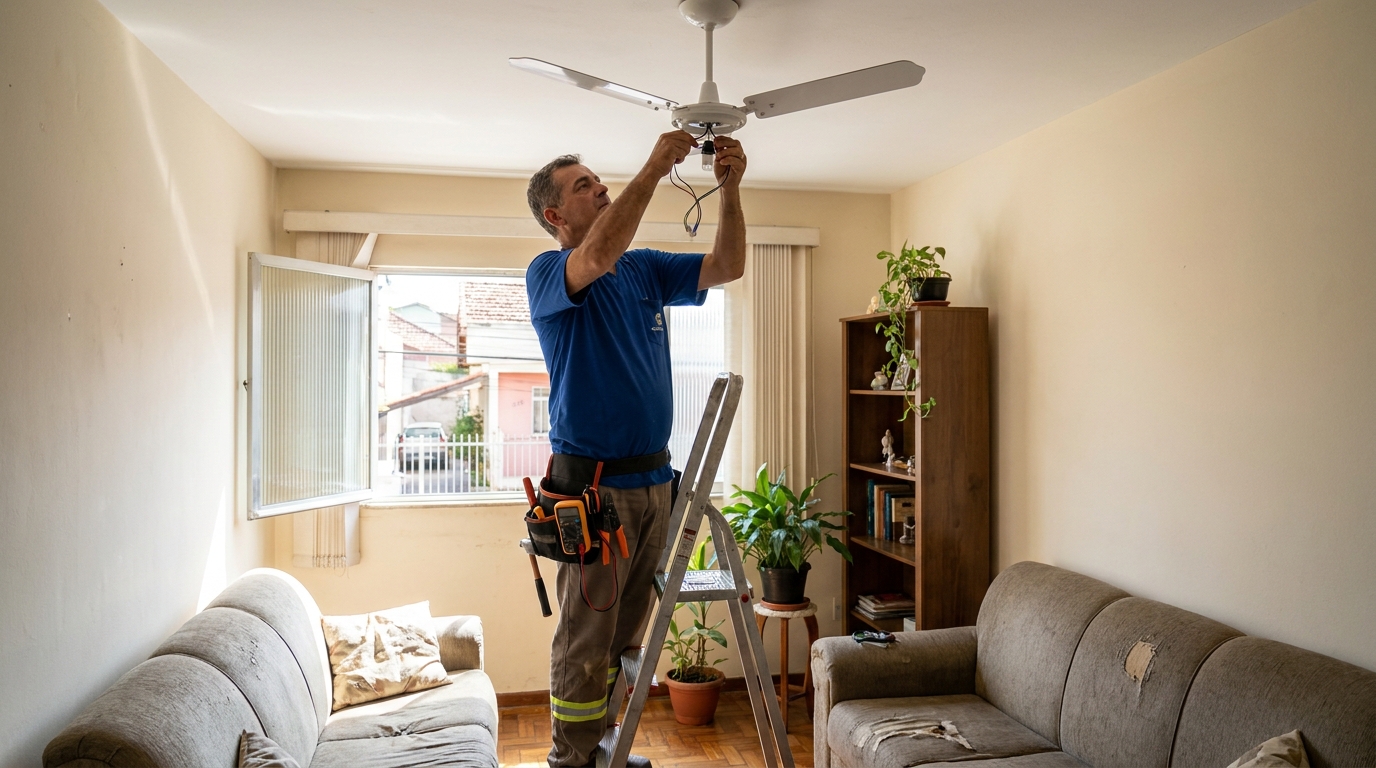 Montagem de Ventilador em Ribeirão Preto‑SP